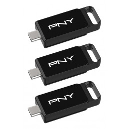 PNY Elite USB-muisti 128 GB USB Type-C 3.2 Gen 1 (3.1 Gen 1) musta