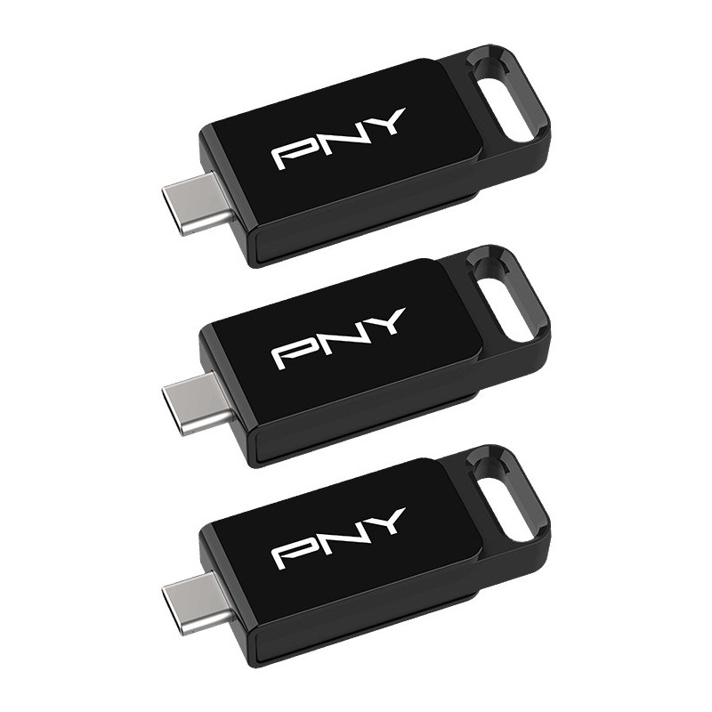 PNY Elite USB-muisti 128 GB USB Type-C 3.2 Gen 1 (3.1 Gen 1) musta