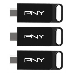 PNY Elite USB-muisti 128 GB USB Type-C 3.2 Gen 1 (3.1 Gen 1) musta