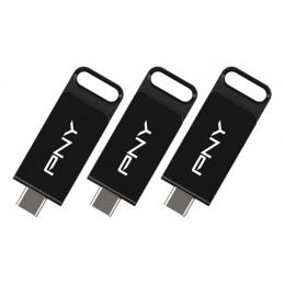 PNY Elite USB-muisti 128 GB USB Type-C 3.2 Gen 1 (3.1 Gen 1) musta