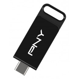 PNY Elite USB-muisti 64 GB USB Type-C 3.2 Gen 1 (3.1 Gen 1) musta