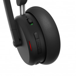 Lenovo 6550 Kuulokkeet Langaton Pääpanta Toimisto puhelukeskus USB Type-C Bluetooth musta