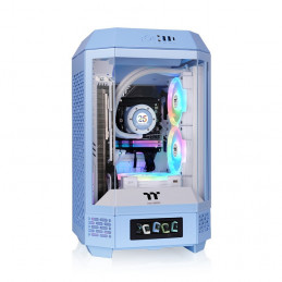 Thermaltake The Tower 250 Hydrangea Blue Mini Tower Sininen