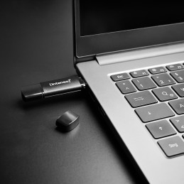 Intenso 3544490 USB-muisti 64 GB USB Type-A   USB Type-C 3.2 Gen 1 (3.1 Gen 1) musta