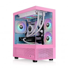 Thermaltake CA-1Z4-00MAWN-01 tietokonekotelo Micro Tower Vaaleanpunainen