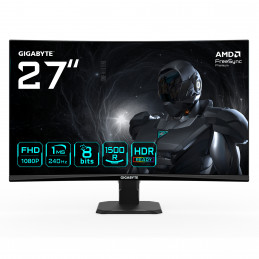 GIGABYTE GS27FC2 tietokoneen litteä näyttö 68,6 cm (27") 1920 x 1080 pikseliä Full HD LED musta