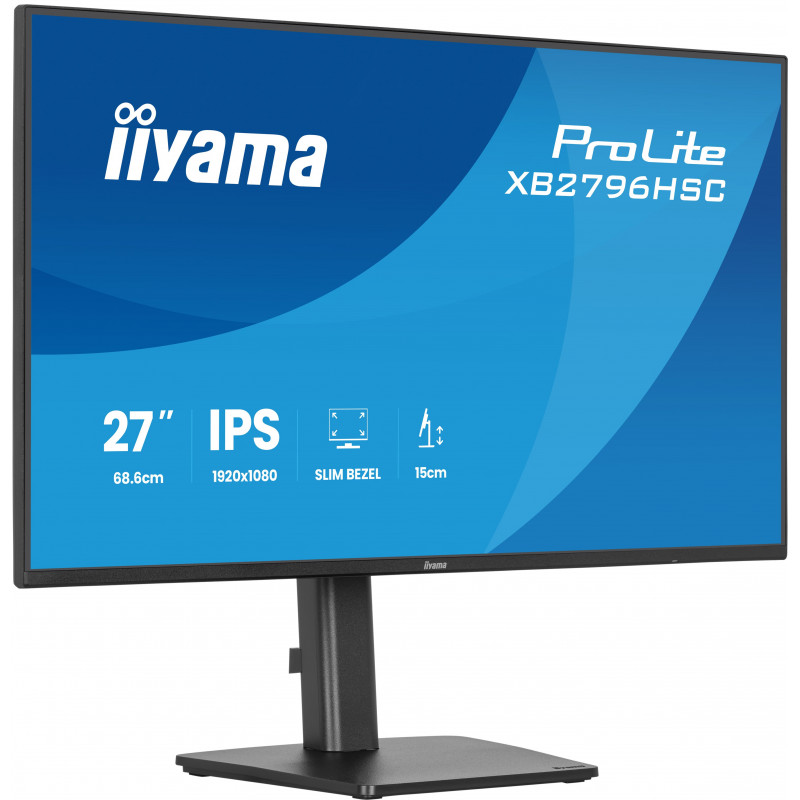 iiyama ProLite XB2796HSC-B1 tietokoneen litteä näyttö 68,6 cm (27") 1920 x 1080 pikseliä Full HD LED musta
