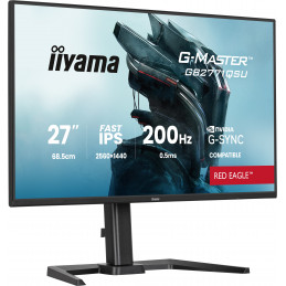 iiyama G-MASTER GB2771QSU-B1 tietokoneen litteä näyttö 68,6 cm (27") 2560 x 1440 pikseliä Wide Quad HD musta