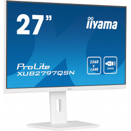 iiyama G-MASTER XUB2797QSN-W2 tietokoneen litteä näyttö 68,6 cm (27") 2560 x 1440 pikseliä Quad HD LED Valkoinen
