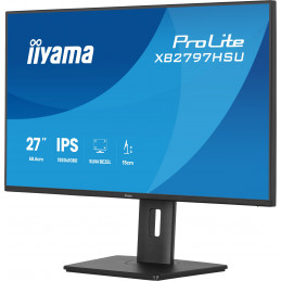 iiyama ProLite XB2797HSU-B1 tietokoneen litteä näyttö 68,6 cm (27") 1920 x 1080 pikseliä Full HD LED musta