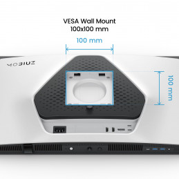 BenQ EX271UZ tietokoneen litteä näyttö 67,3 cm (26.5") 3840 x 2160 pikseliä 4K Ultra HD OLED musta, Valkoinen