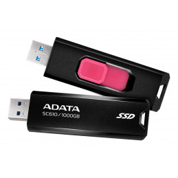 ADATA SC610 1 TB USB A-tyyppi 3.2 Gen 2 (3.1 Gen 2) musta