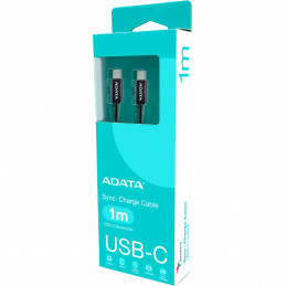ADATA CACC-100PN-BK USB-kaapeli USB 2.0 1 m USB C musta