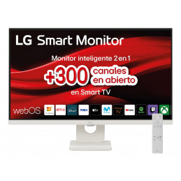LG 27U731SA-W tietokoneen litteä näyttö 68,6 cm (27") 3840 x 2160 pikseliä 4K Ultra HD LCD Valkoinen