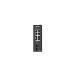 D-Link DIS-100G-10 verkkokytkin Hallitsematon L2 Gigabit Ethernet (10 100 1000) DIN rail musta