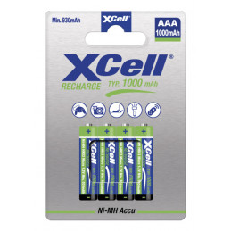 XCell 117313 kotitalousparisto Ladattava akku AAA Nikkelimetallihybridi (NiMH)