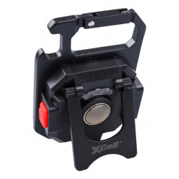 XCell Work Square musta, Harmaa Klipsillinen taskulamppu LED