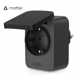 TP-Link Tapo P410M smart plug 3680 W Koti musta