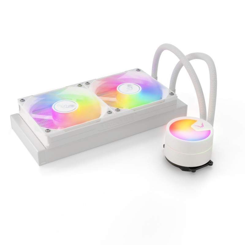 Valkyrie A240 Suoritin All-in-one-nesteenjäähdytin 24 cm Valkoinen