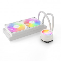 Valkyrie A240 Suoritin All-in-one-nesteenjäähdytin 24 cm Valkoinen