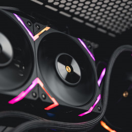 Valkyrie VK-AIOSY240B Tietokoneen jäähdytysjärjestelmä Suoritin All-in-one-nesteenjäähdytin 24 cm musta