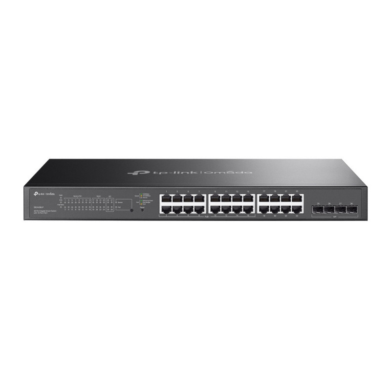 TP-Link Omada SG2428LP verkkokytkin Hallittu L2 L2+ Gigabit Ethernet (10 100 1000) Power over Ethernet -tuki Harmaa