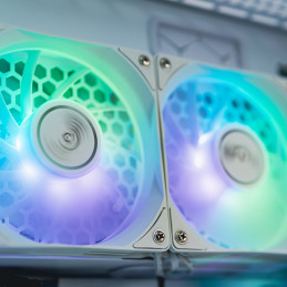 Valkyrie VK-AIOJR240W Tietokoneen jäähdytysjärjestelmä Suoritin All-in-one-nesteenjäähdytin 24 cm 8 kpl