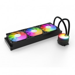 Valkyrie A360 Suoritin All-in-one-nesteenjäähdytin 36 cm musta