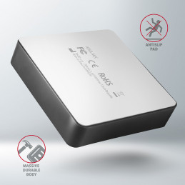 Axagon ADSA-M2C tallennusaseman telakointiasema USB 3.2 Gen 2 (3.1 Gen 2) Type-C musta