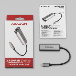 Axagon ADE-25RC verkkokortti Ethernet 2500 Mbit s