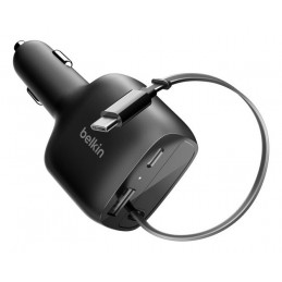 Belkin BoostCharge Universaali musta Tupakansytytin Pikalataus Sisätila