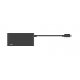 Belkin AVC021HQBK keskitin USB Type-C 10000 Mbit s musta