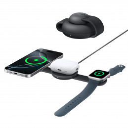 Anker B25M8H11 mobiililaitteen laturi Kuulokkeet, Kuulokkeet, Älypuhelin, Älykello musta Langaton lataaminen Pikalataus Sisätila