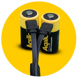 Aqiila 406095 kotitalousparisto Ladattava akku CR123A Litiumioni (Li-Ion)