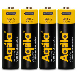 Aqiila 406093 kotitalousparisto Ladattava akku AA Litiumioni (Li-Ion)