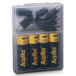 Aqiila 406093 kotitalousparisto Ladattava akku AA Litiumioni (Li-Ion)