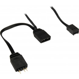 Inter-Tech LC-120 RGB Suoritin All-in-one-nesteenjäähdytin 12 cm musta 1 kpl