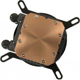 Inter-Tech LC-120 RGB Suoritin All-in-one-nesteenjäähdytin 12 cm musta 1 kpl