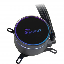 Inter-Tech LC-120 RGB Suoritin All-in-one-nesteenjäähdytin 12 cm musta 1 kpl