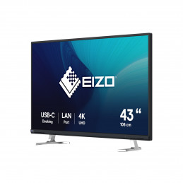 EIZO FlexScan EV4340X-BK tietokoneen litteä näyttö 108 cm (42.5") 3840 x 2160 pikseliä 4K Ultra HD LCD Musta