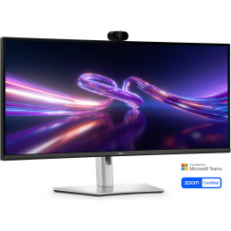 DELL Pro P P3426WEV tietokoneen litteä näyttö 86,6 cm (34.1") 3440 x 1440 pikseliä Wide Quad HD LCD Musta, Hopea