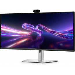 DELL Pro P P3426WEV tietokoneen litteä näyttö 86,6 cm (34.1") 3440 x 1440 pikseliä Wide Quad HD LCD Musta, Hopea