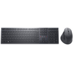 DELL KM900 näppäimistö Sisältää hiiren Office RF Wireless + Bluetooth QWERTY Pohjoismainen Grafiitti