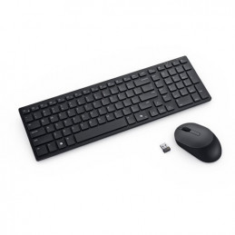 DELL KM555 näppäimistö Sisältää hiiren Universaali RF Wireless + Bluetooth QWERTY Pohjoismainen musta
