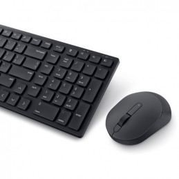 DELL KM555 näppäimistö Sisältää hiiren Universaali RF Wireless + Bluetooth QWERTY Pohjoismainen musta