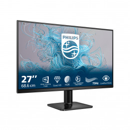 Philips 1000 series 27E2N1500L 00 tietokoneen litteä näyttö 68,6 cm (27") 2560 x 1440 pikseliä Quad HD LED musta