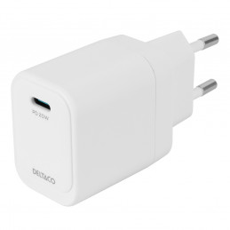 Deltaco USBC-AC152 mobiililaitteen laturi Universaali Valkoinen AC Pikalataus Sisätila