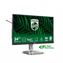 Philips 5000 series 24B2G5301 00 tietokoneen litteä näyttö 60,5 cm (23.8") 1920 x 1080 pikseliä Full HD LCD musta