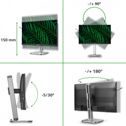 Philips 5000 series 24B2G5301 00 tietokoneen litteä näyttö 60,5 cm (23.8") 1920 x 1080 pikseliä Full HD LCD musta