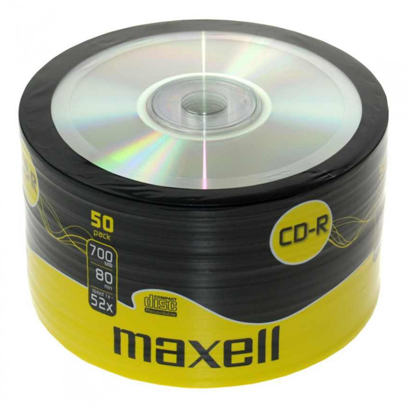 Maxell 624036 tyhjä CD CD-R 700 MB 52x 50 kpl